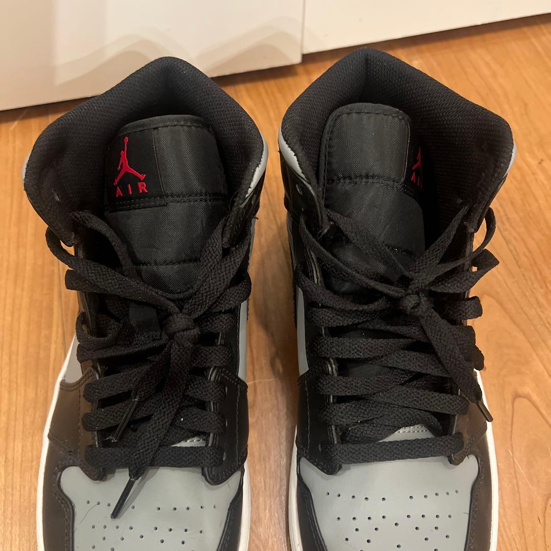 【美品】AIR JORDAN 1 MID SHADOW エアジョーダン