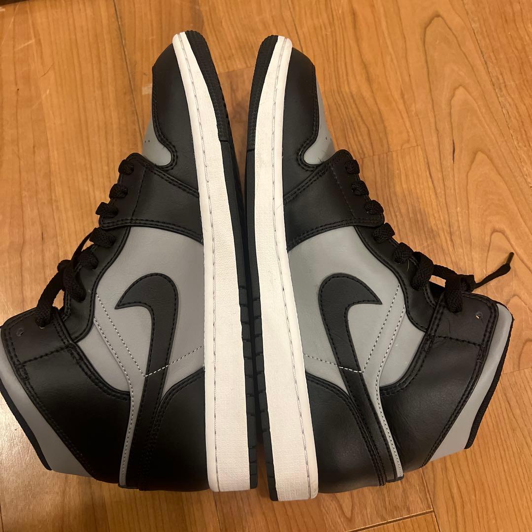 【美品】AIR JORDAN 1 MID SHADOW エアジョーダン