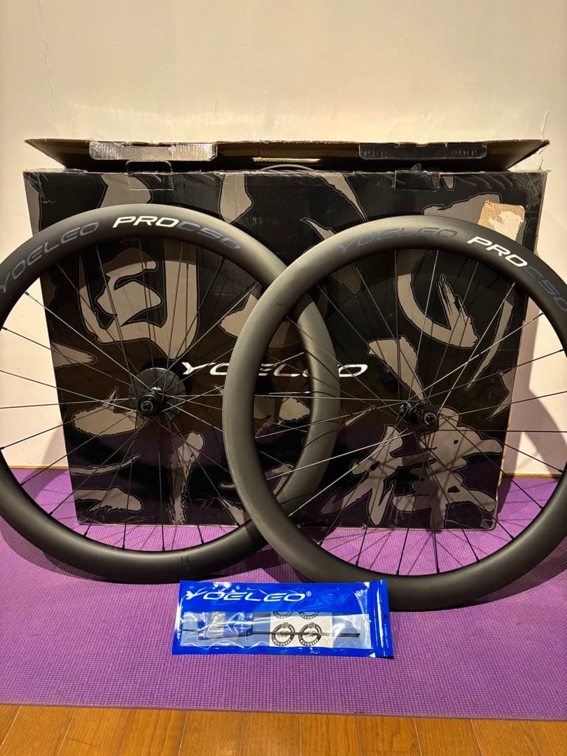 [新品未使用]YOELEO ヨーレオ PRO C50ホイールセット　シマノ