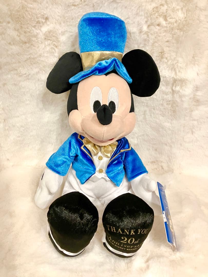 ミッキー ミニーグーフィー ぬいぐるみ ディズニーストア 20周年 記念 限定
