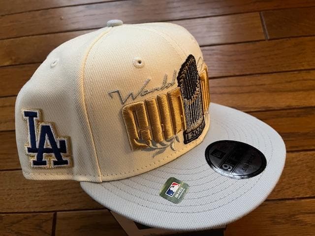 大谷翔平WS優勝記念LA市内パレード9FIFTY SnapbackCAP選手着用