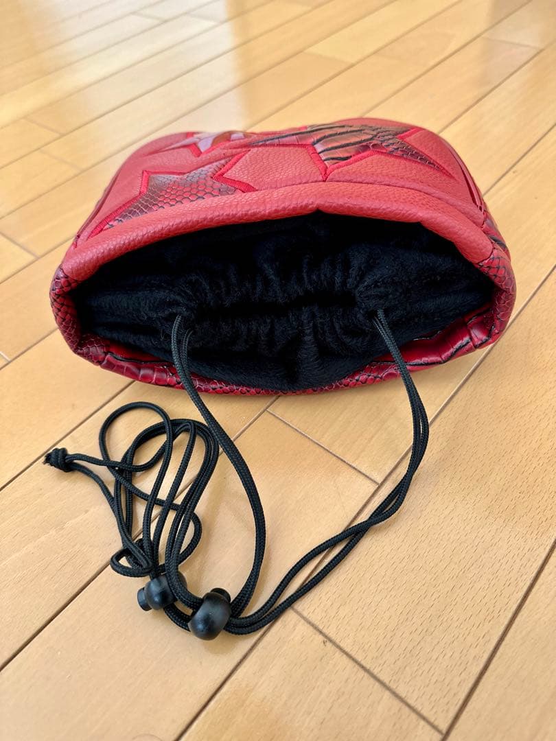 ✴︎美品✴︎ ダンスウィズドラゴン ゴルフバッグ クロコ型押し レッド