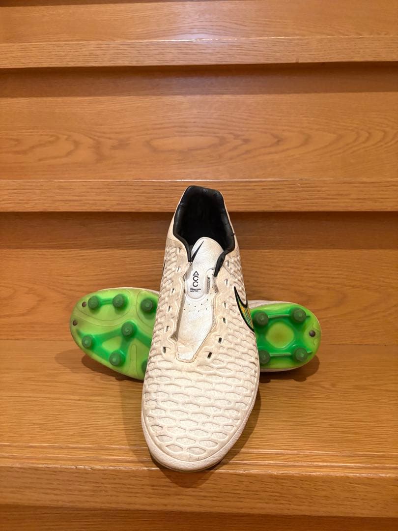 Nike サッカーシューズ ホワイト/グリーン