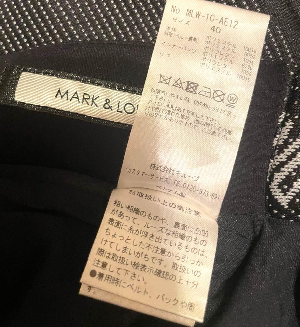 【最終出品】今月引っ越しのため！解放出品！ MARK&LONA 40サイズ希少！