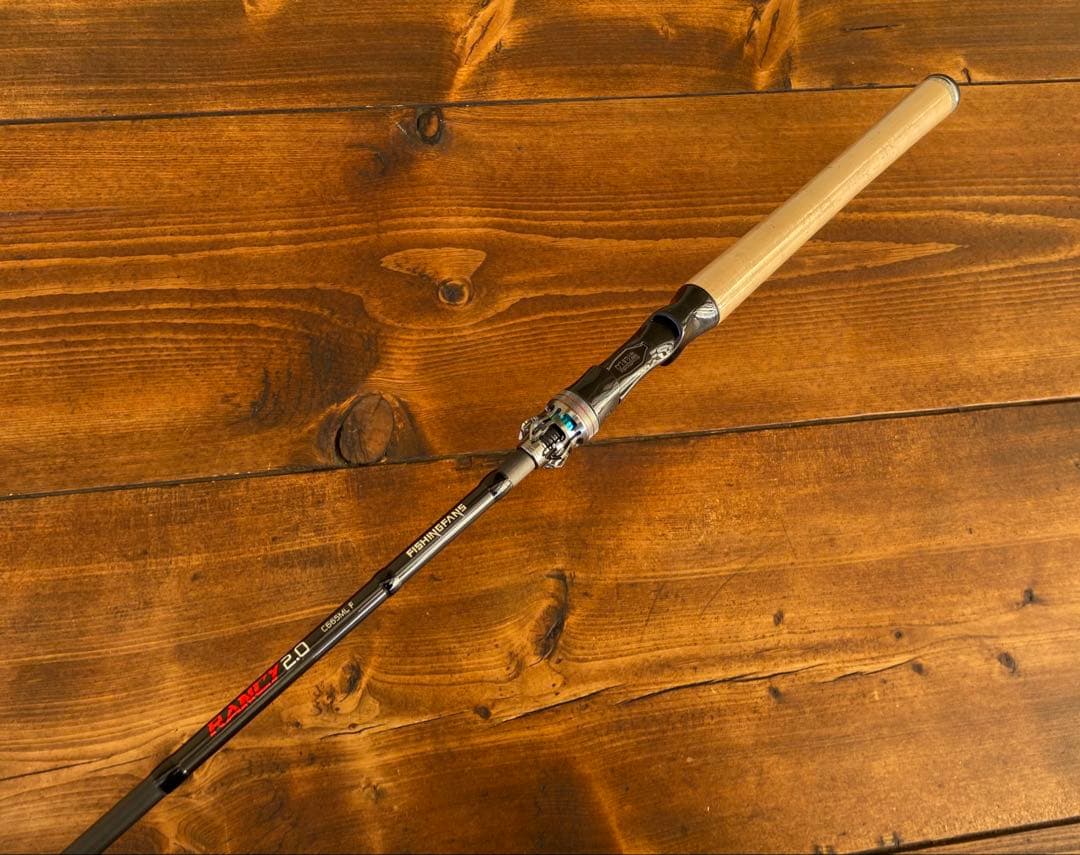 超軽量　カーボンロッド　新品　パックロッド　ベイトロッド　C665ML バス釣り