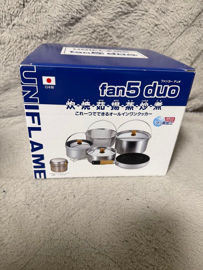 ユニフレーム　UNIFLAME fan5 duoクッカーセット 山ケトル付き