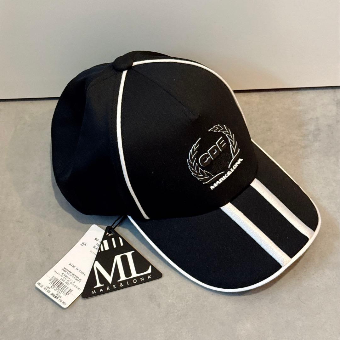 新品 ★ MARK&LONA キャップ 帽子 マーク&ロナ ブラック 正規品