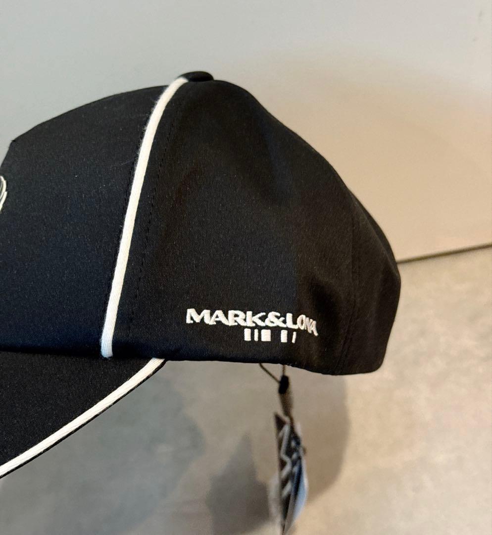 新品 ★ MARK&LONA キャップ 帽子 マーク&ロナ ブラック 正規品
