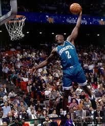 NBA 90's　ラリー・ジョンソン　シャーロット・ホーネッツ　ユニフォーム