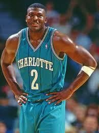 NBA 90's　ラリー・ジョンソン　シャーロット・ホーネッツ　ユニフォーム