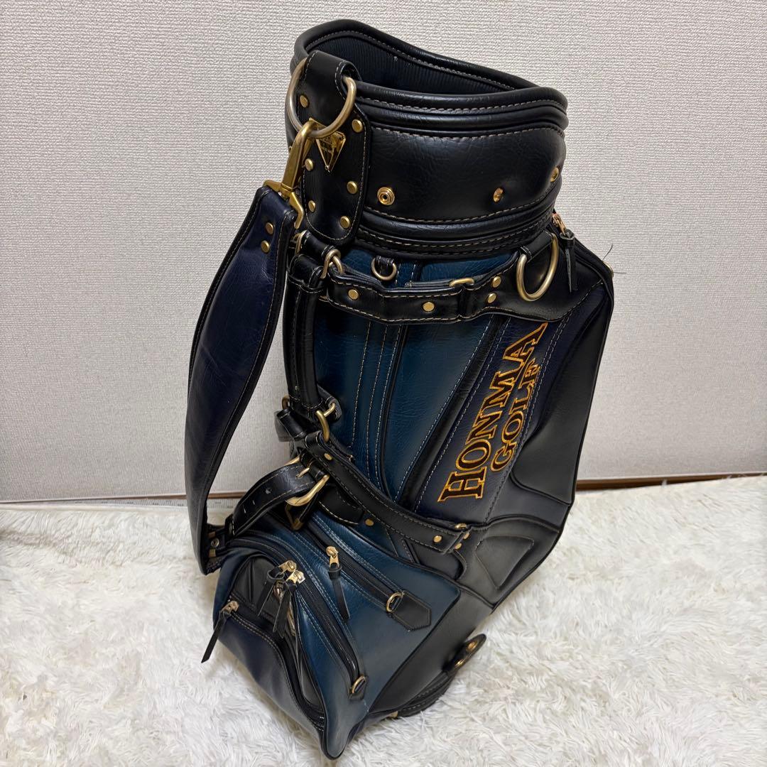 激レア ヴィンテージ HONMA GOLF ホンマ キャディバッグ 刺繍 6分割