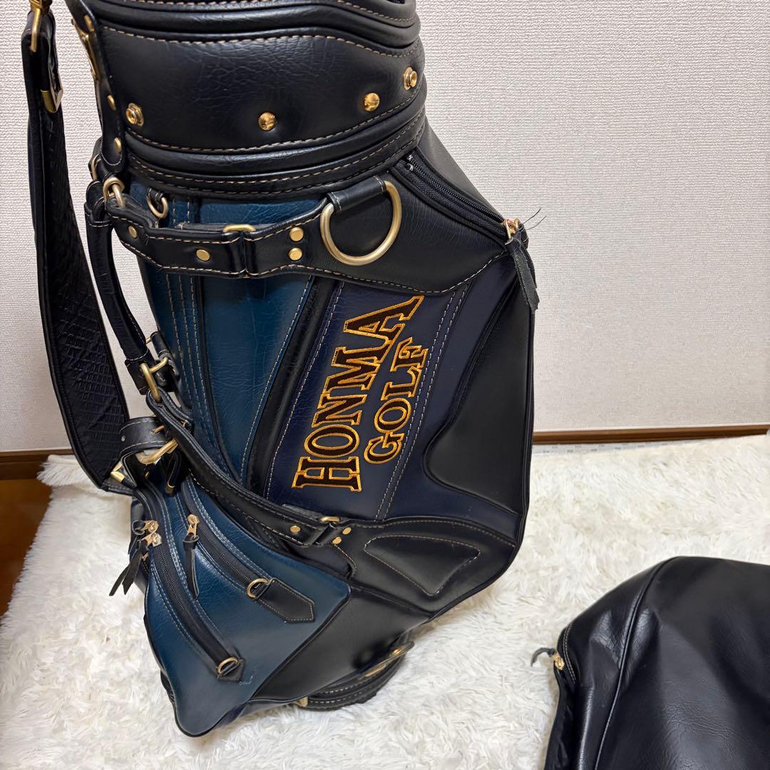 激レア ヴィンテージ HONMA GOLF ホンマ キャディバッグ 刺繍 6分割