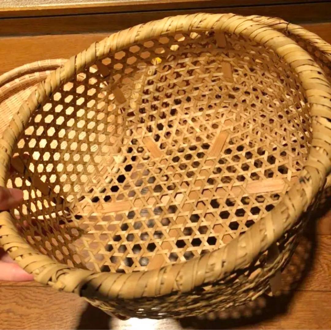 昭和レトロ ヴィンテージ 天然ザル・籠 お野菜や山菜に