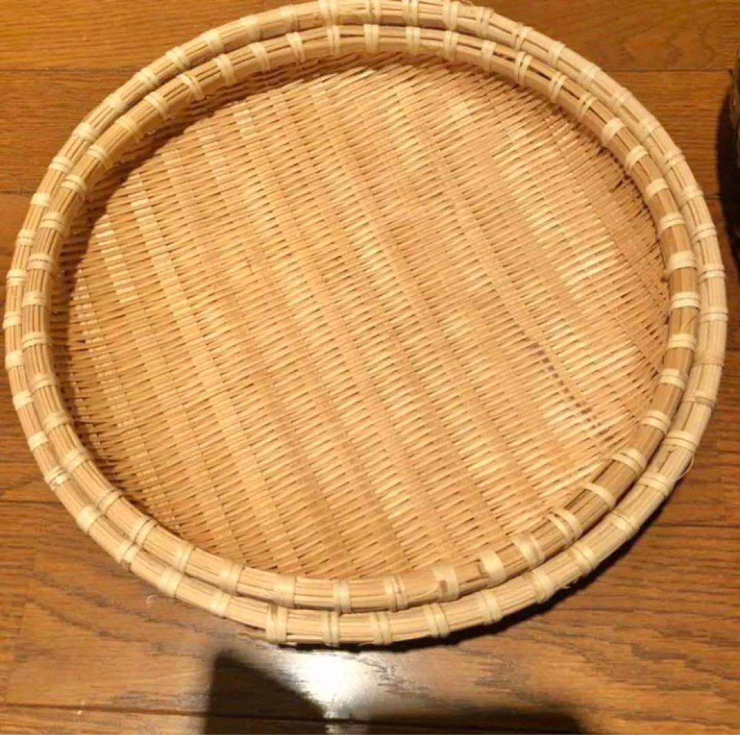 昭和レトロ ヴィンテージ 天然ザル・籠 お野菜や山菜に