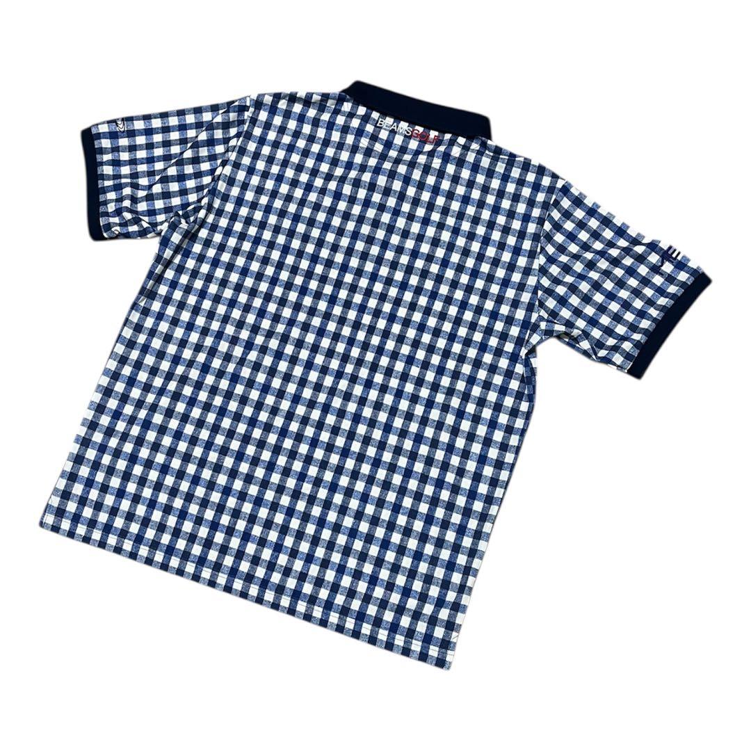ビームスゴルフ BEAMS GOLF ギンガムチェックシャツ ポロシャツ
