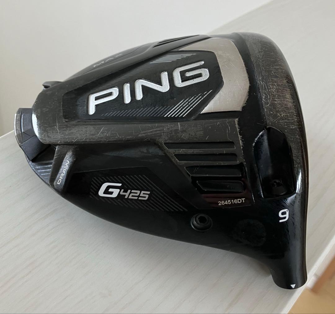 PING G425 MAX 9度 ドライバー ヘッド単品