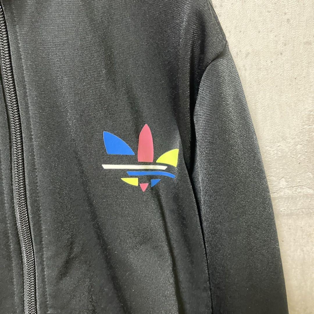 アディダス　adidas トラックジャケット　ブラック　kids160