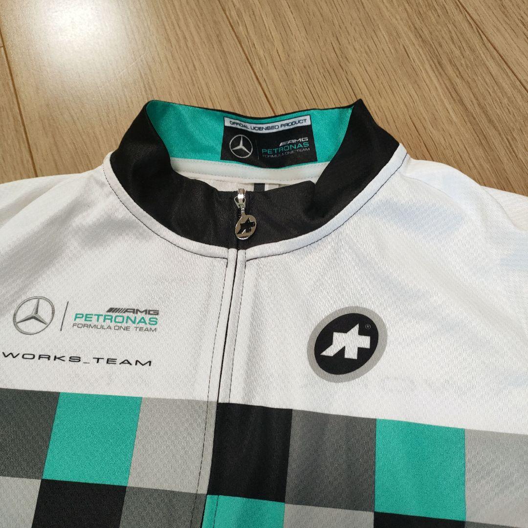 assos アソス メルセデスAMGペトロナス サイクルジャージ 半袖М