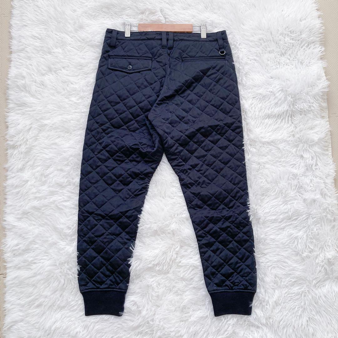 【美品】パーリーゲイツ PEARLY GATES キルティングパンツ 2ネイビー