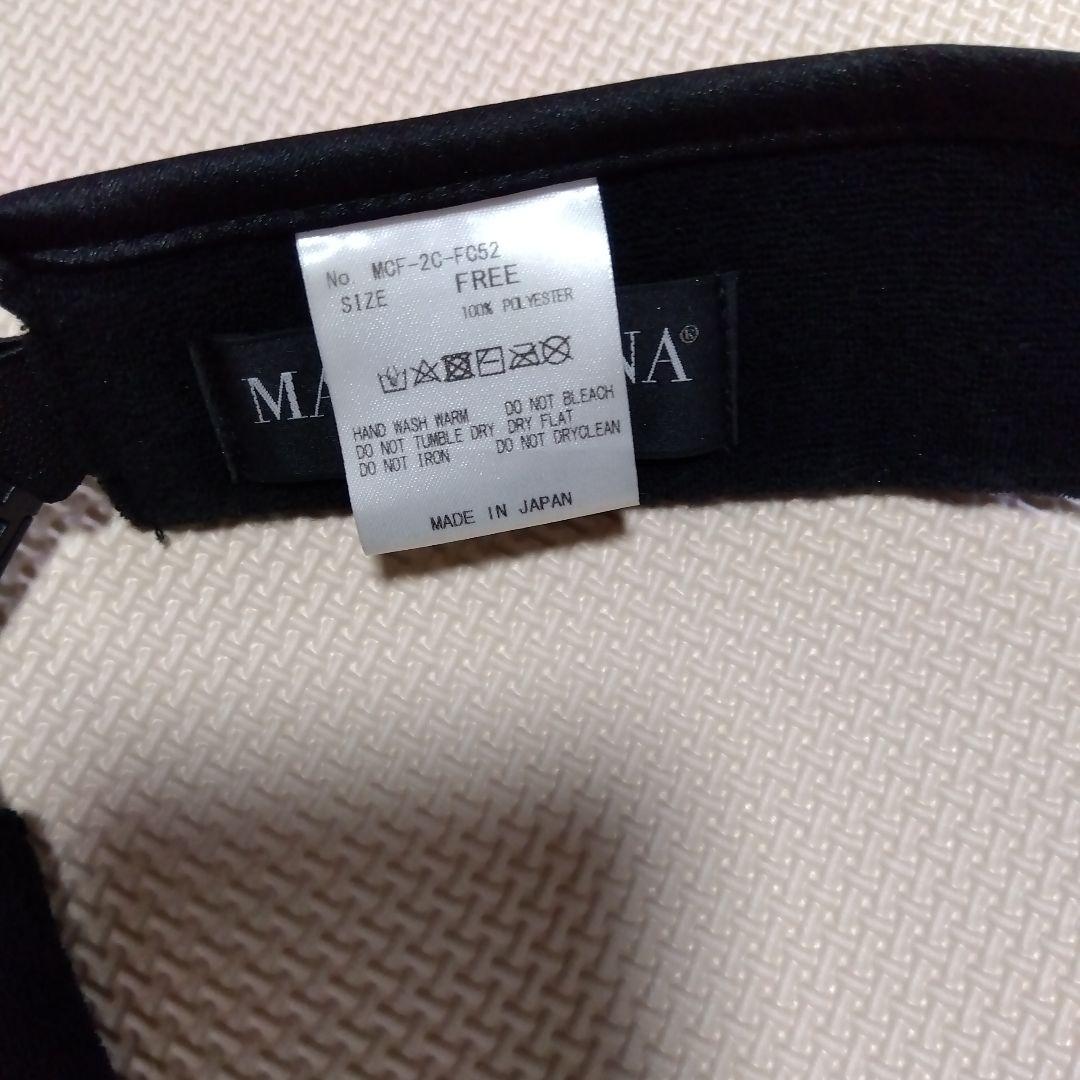MARK&LONA ブラック バイザー