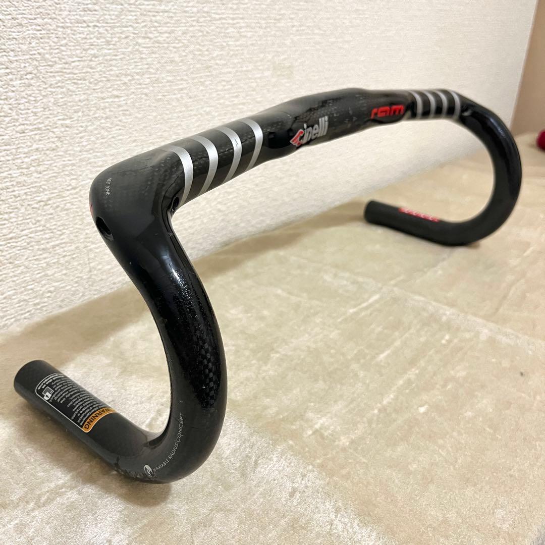 チネリ cinelli ram カーボン ドロップハンドル エンド部400mm