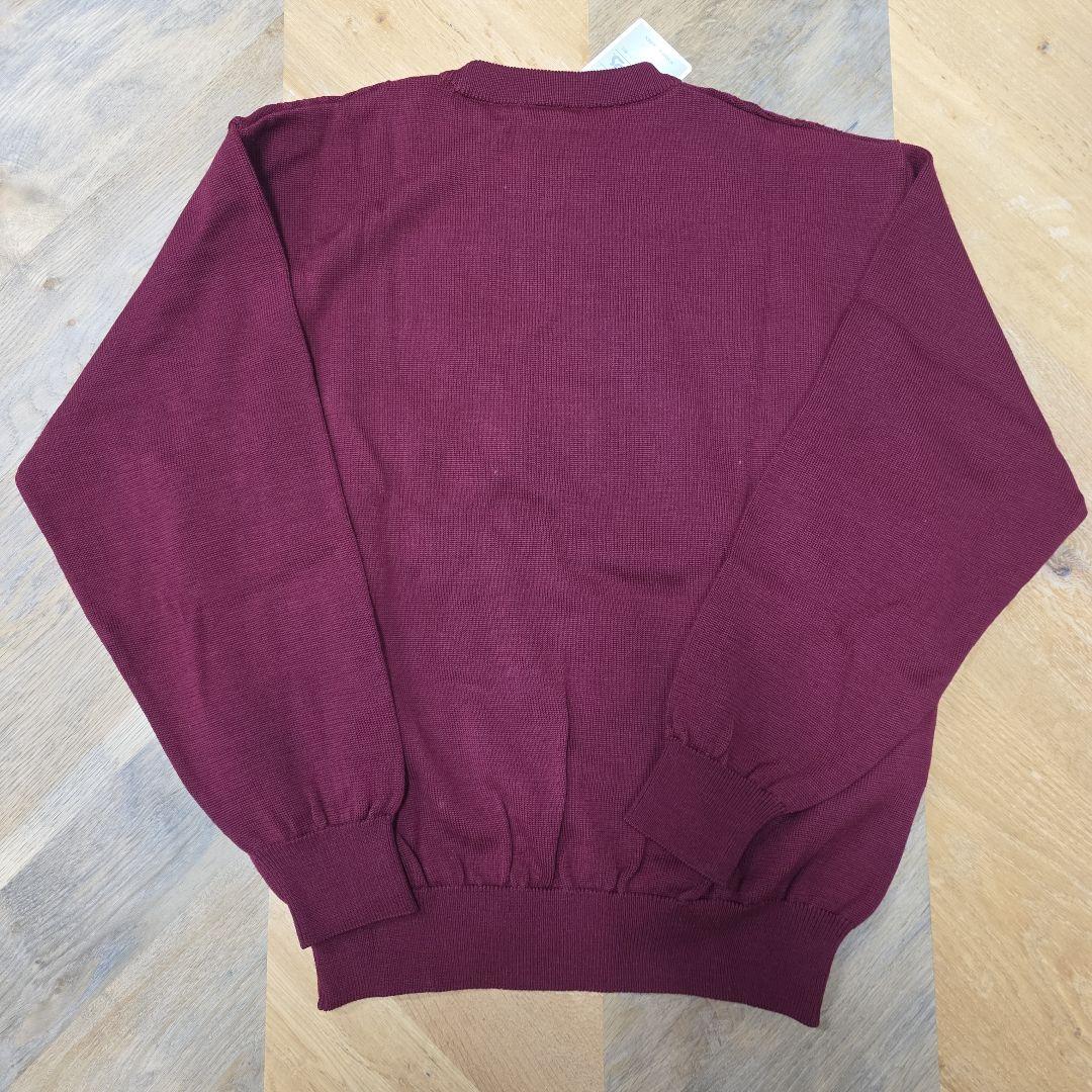 BURBERRY 防風セーター M バーガンディ 新品 ゴルフ y76