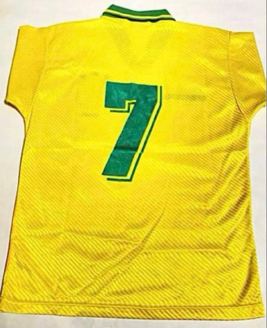 サッカー　ブラジル代表 ユニフォーム　94年　W杯　7番　ベベット　超貴重‼️