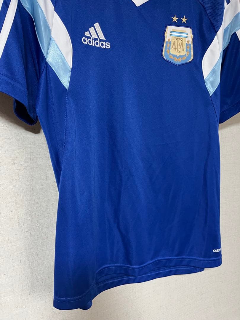 古着 adidas アルゼンチン代表 サッカー ユニフォーム メッシ