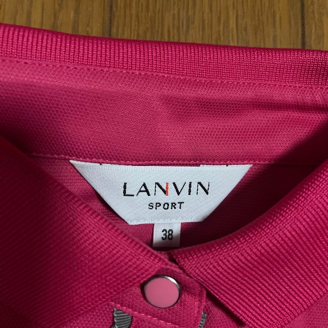 日本製★LANVIN SPORT ランバンスポール　レディース　ゴルフ　ピンク
