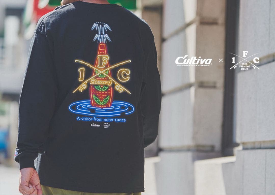アイリーフィッシングクラブ×カルティバ　Apple mango neon L/S