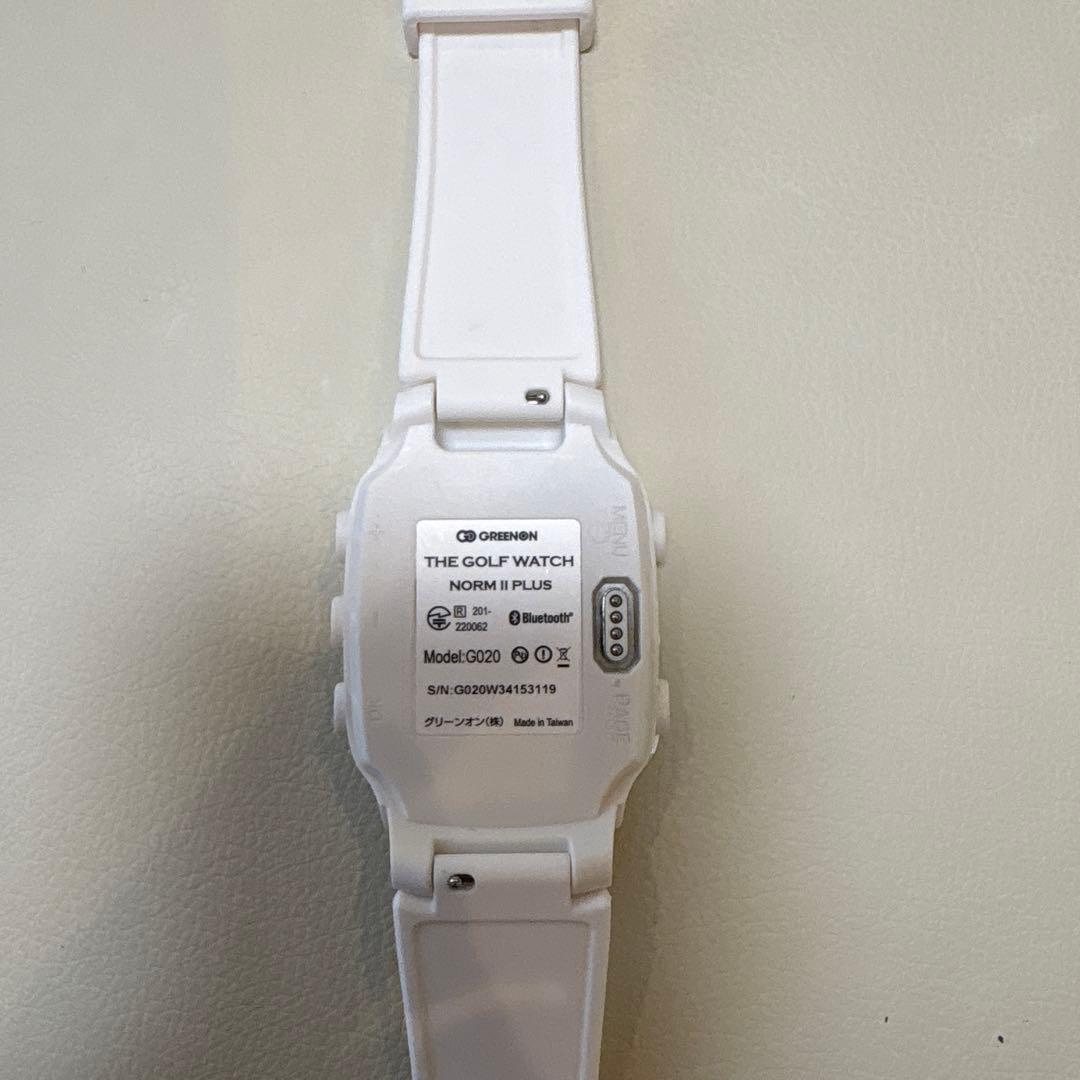 ゴルフGPSウォッチ GREENON NORM II PLUS 防水 軽量 美品