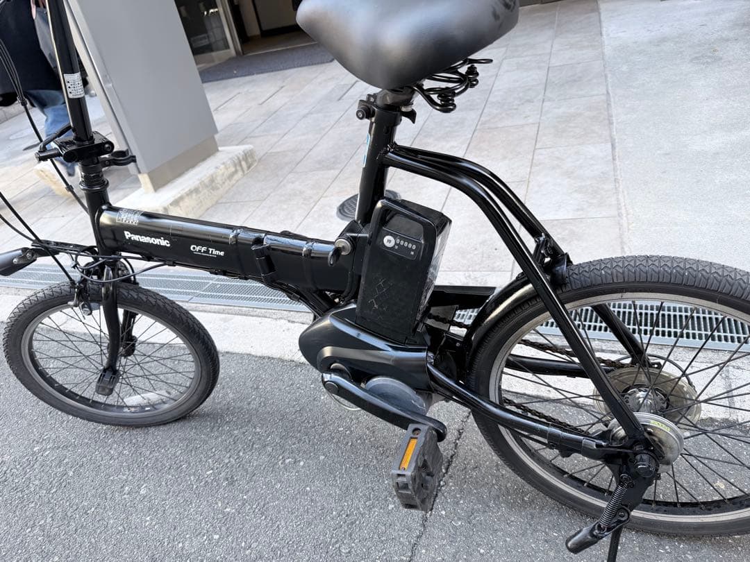 大阪府　パナソニック　 OFF TIME 電動アシスト自転車 ブラック