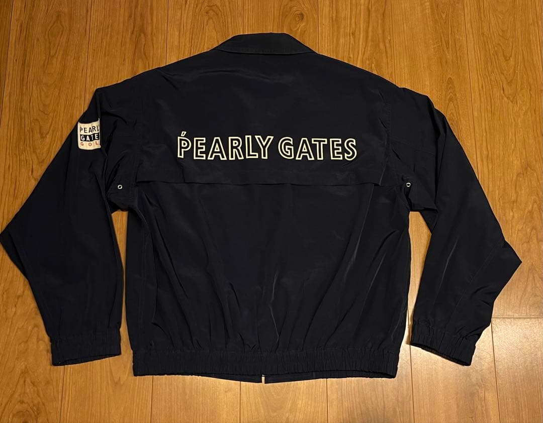 PEARLY GATES パーリーゲーツMネイビー　ゴルフ ナイロン ジャケット