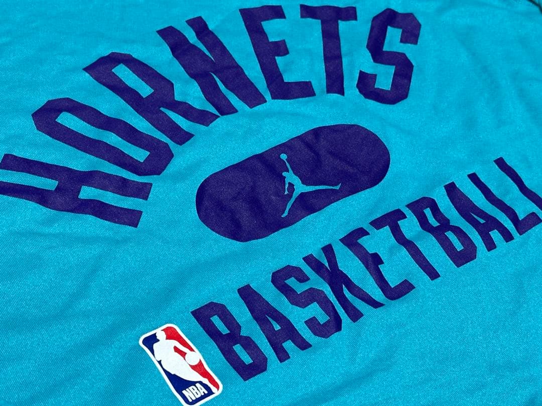 ジョーダンホーネッツ NBA選手支給品プラクティスロングTシャツMサイズUsed
