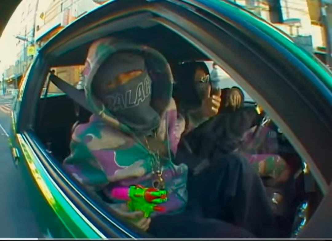 Palace facemask thermal hood ANARCHY着用
