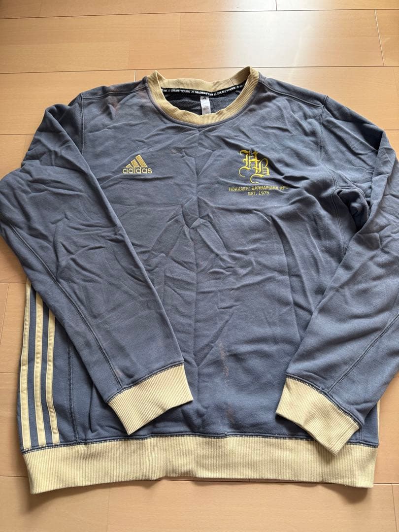 adidas ラグビークラブチーム　北海道バーバリアンズ　スウェットセットアップ