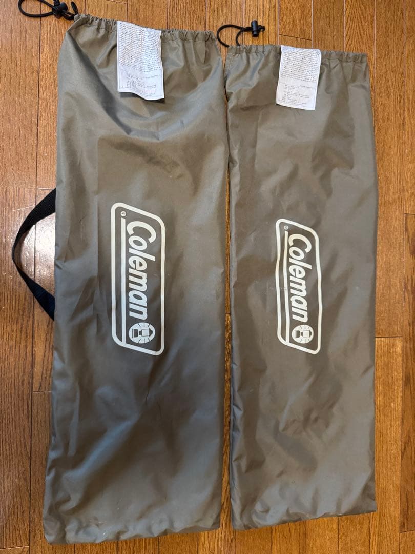 Coleman コールマン 2脚セット レイチェアマックス オリーブ 美品