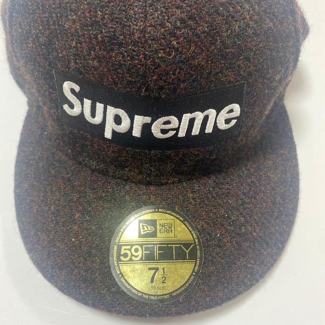 Supreme 59FIFTY キャップ 7 1/2 ウール ダークブラウン