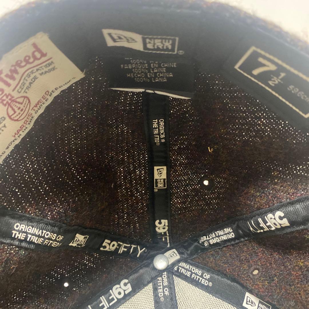 Supreme 59FIFTY キャップ 7 1/2 ウール ダークブラウン