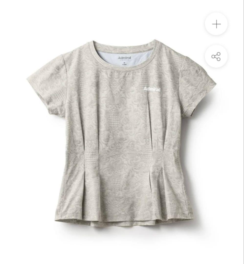 アドミラルテニスウェア TシャツキルトプリントM