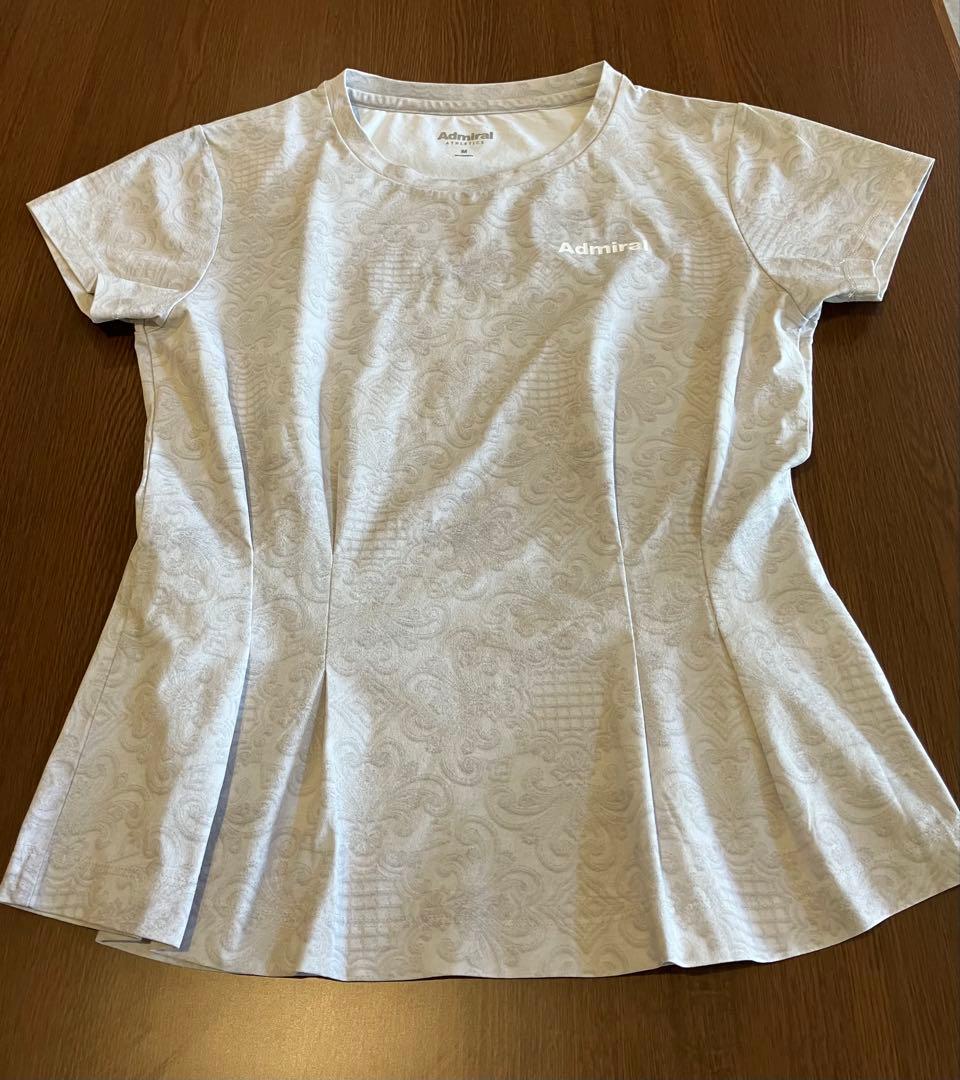 アドミラルテニスウェア TシャツキルトプリントM