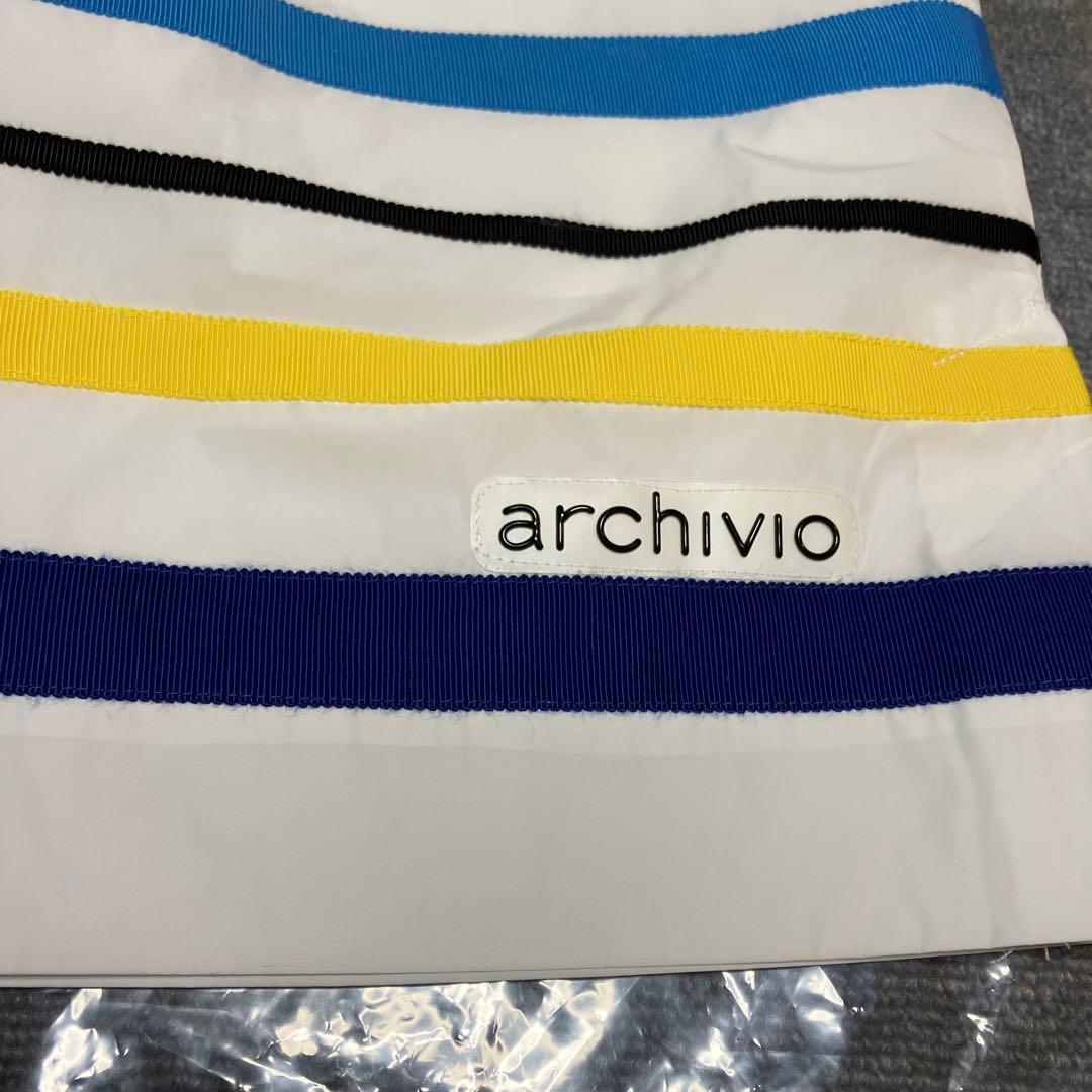 新品未使用　31900円の品　archivio ストライプ ゴルフスカート