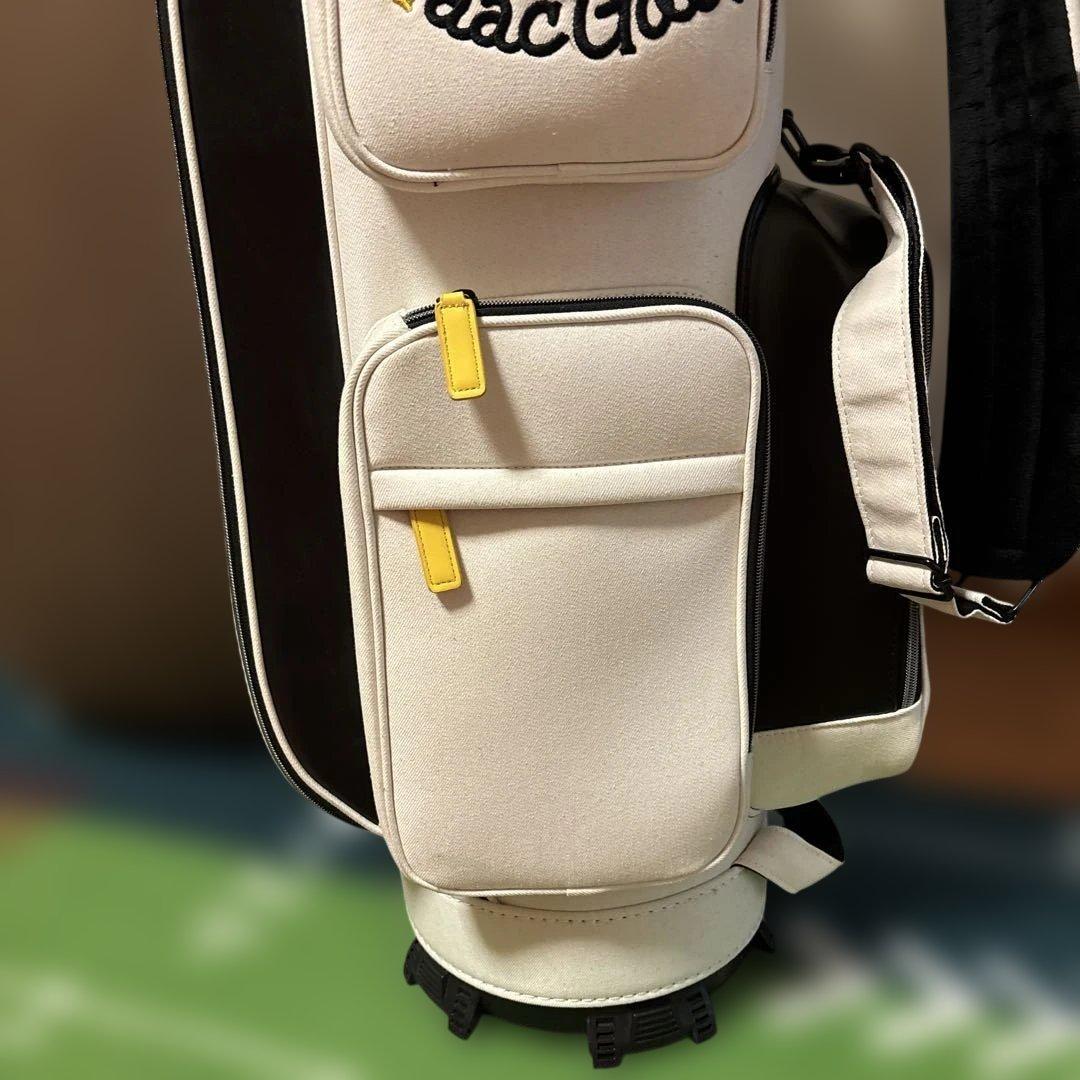 Waac Golf キャディバッグ ホワイト・ブラック