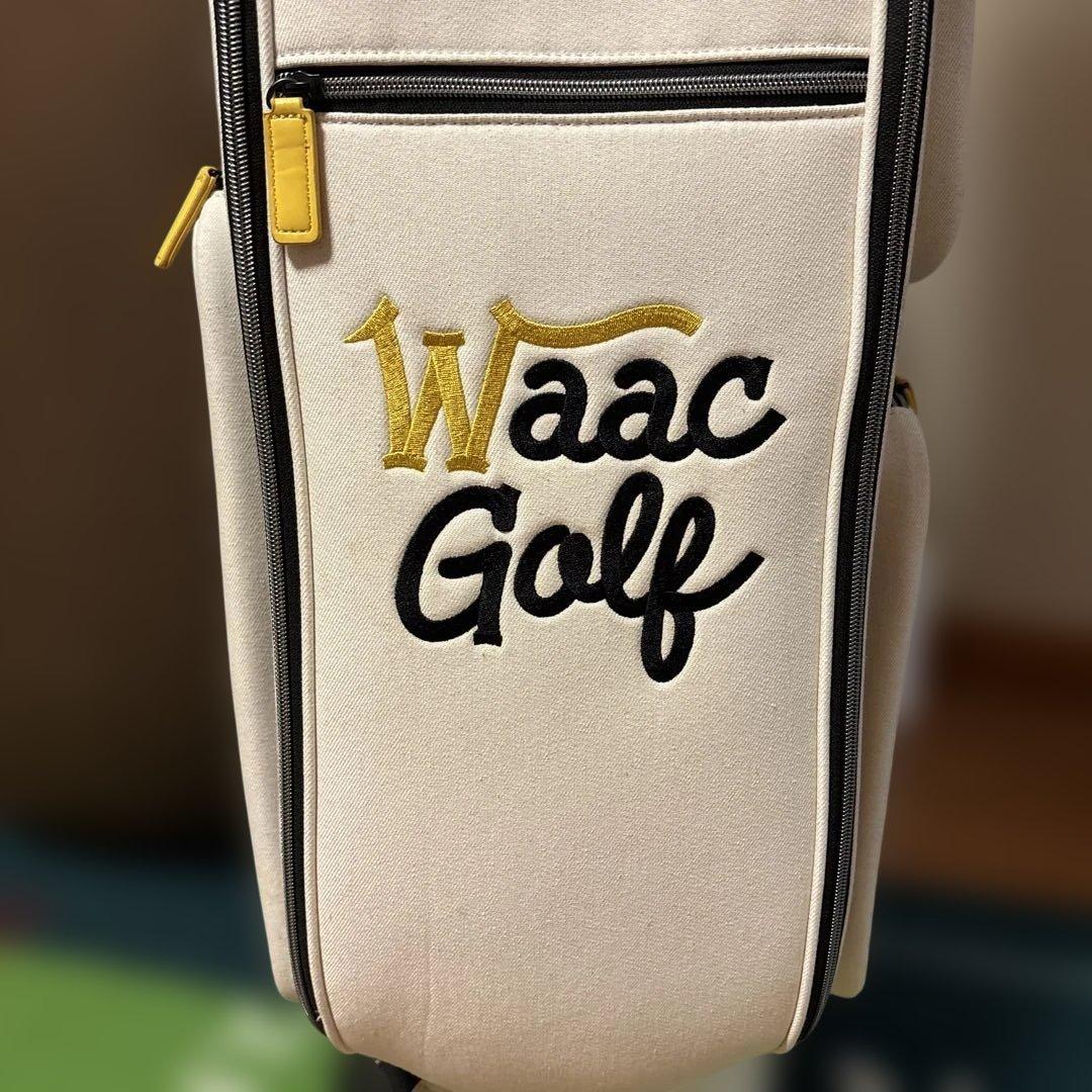 Waac Golf キャディバッグ ホワイト・ブラック