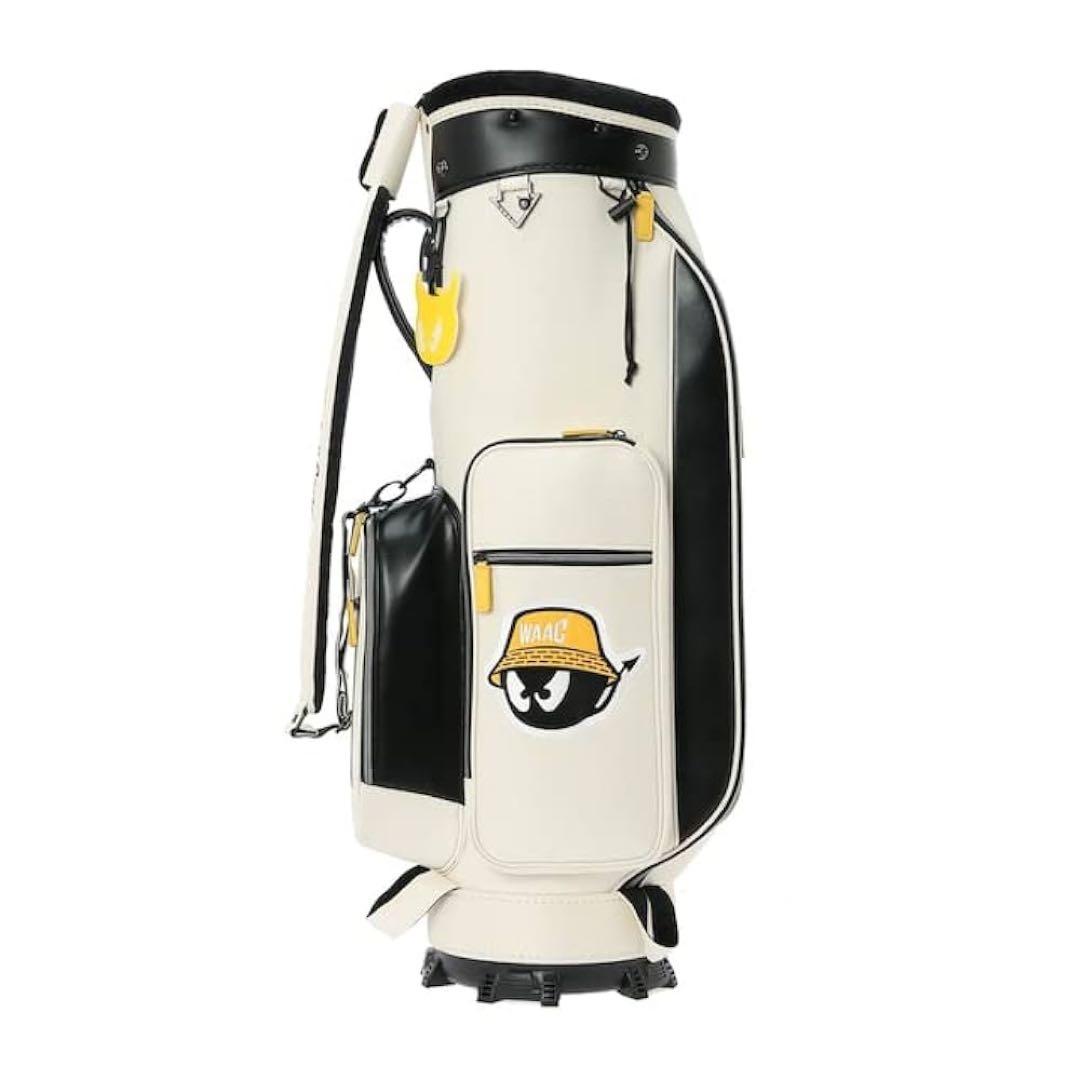 Waac Golf キャディバッグ ホワイト・ブラック