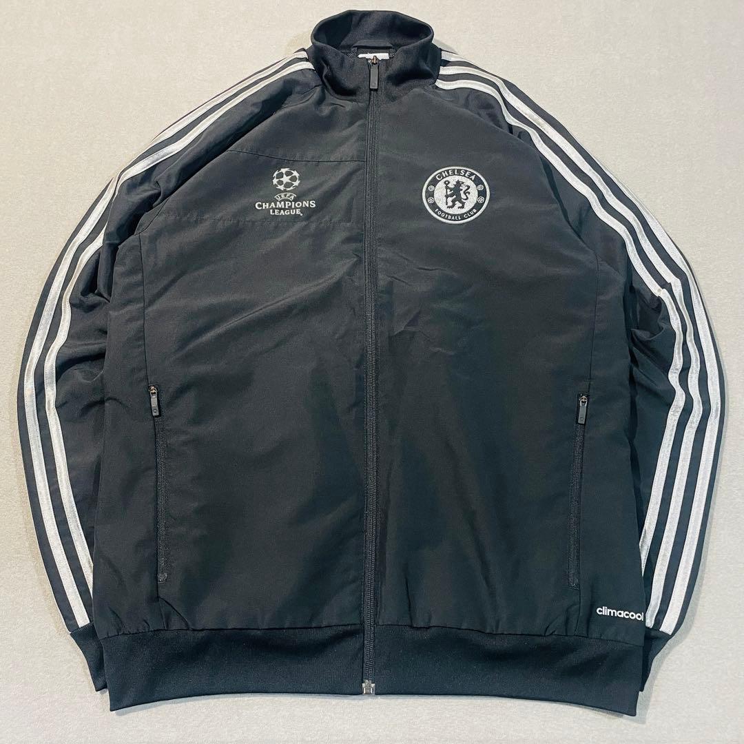 【超美品!】アディダス/チェルシーFC UEFACLトラックジャケットM-L相当