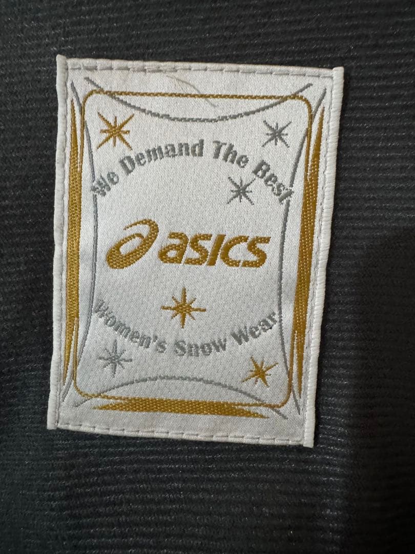 希少　asics アシックス　スキーウェア ジャケット ファー取り外し加納