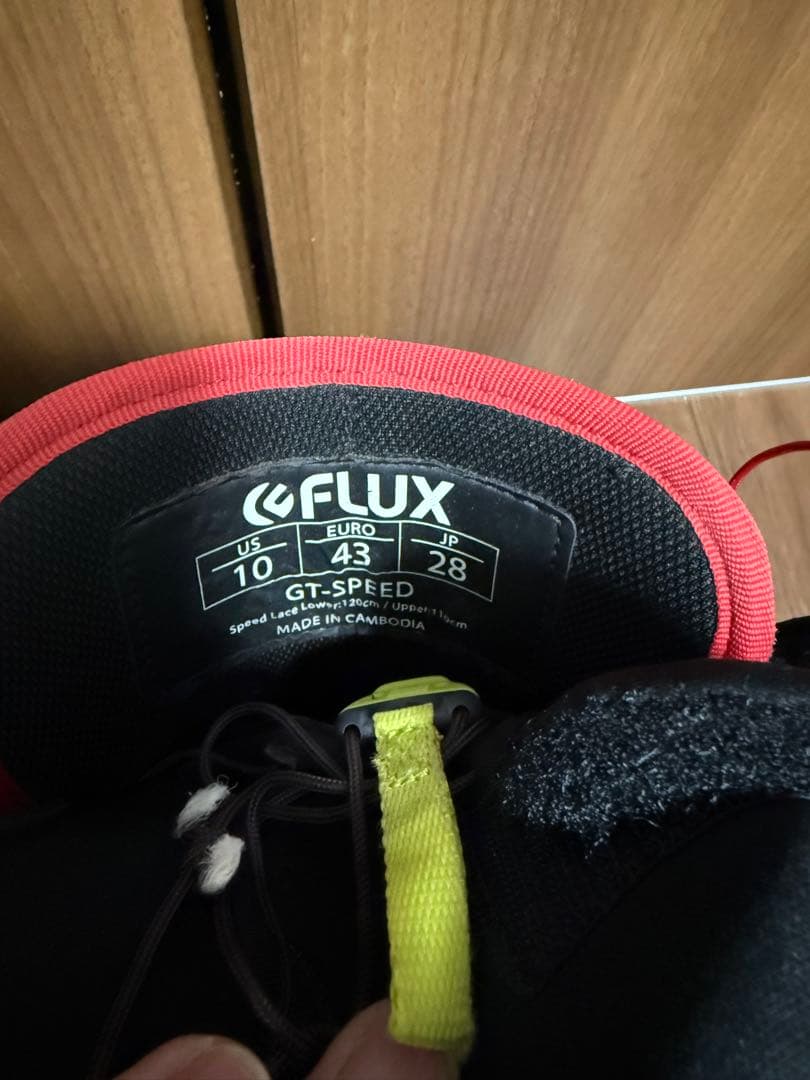 FLUX GTーSPEED スノーボードブーツ ブラック/レッド
