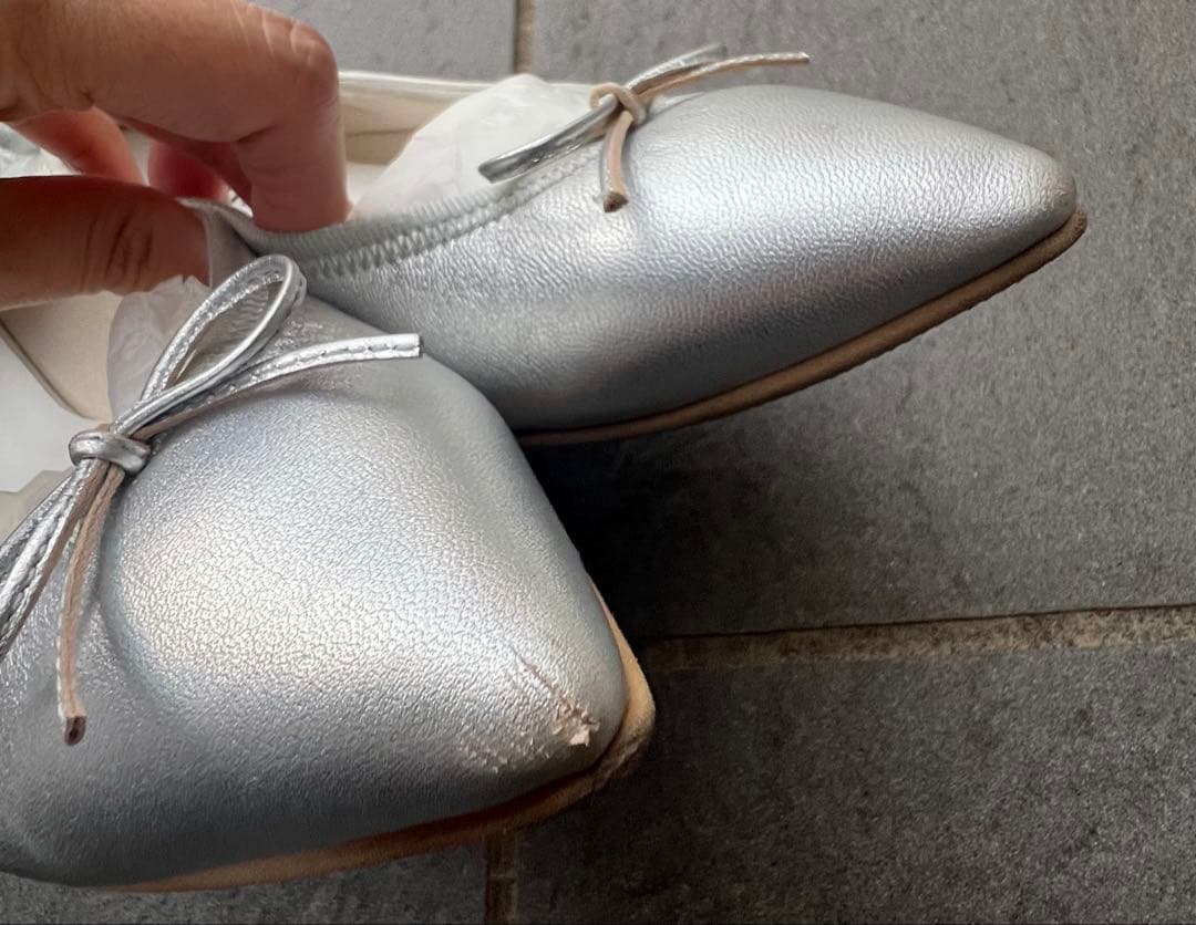 【美品】kurun TOKYO フラットバレェシューズ