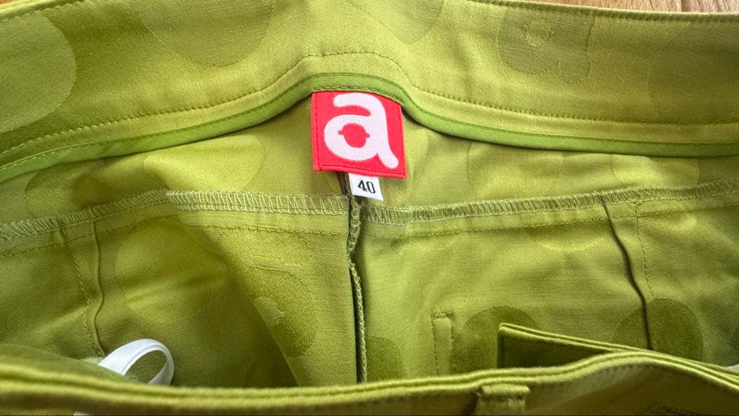 アルチビオarchivioレディースゴルフハーフ40パンツ オリーブグリーン